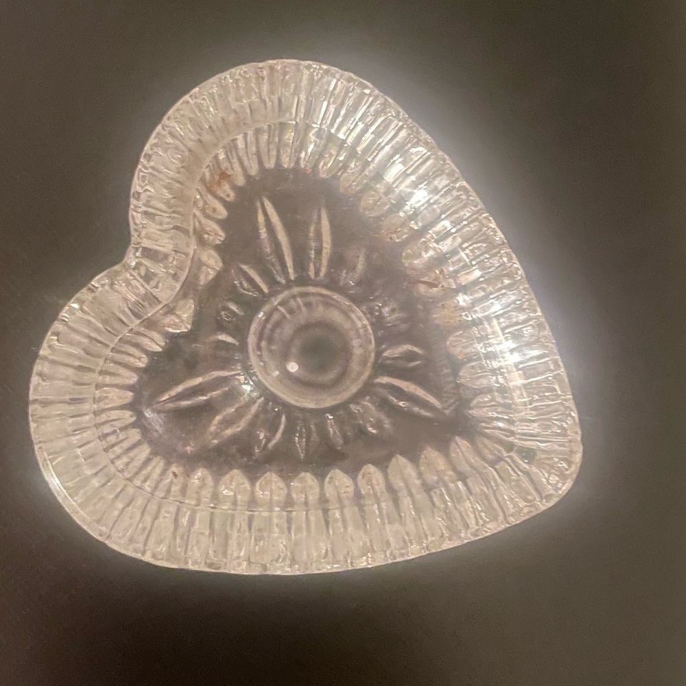 Waterford Crystal Heart Glass Decor